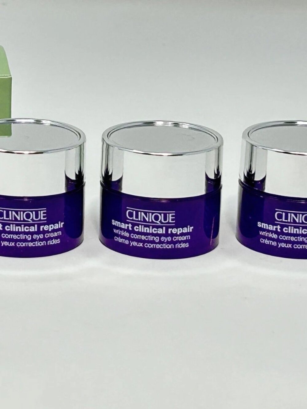 Clinique Smart Clinical Repair Wrinkle Correcting Eye Cream .17oz no box 3 pac